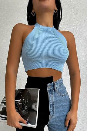 بلوز آبی زنانه ساده bayansepeti - کد 729015314