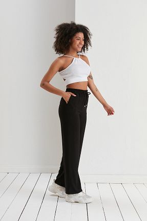 شلوار مشکی زنانه مخلوط پلی استر Thin Shop - کد 729065568