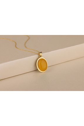 گردنبند نقره زرد زنانه 925 عیار Akgül Silver - کد 729120612
