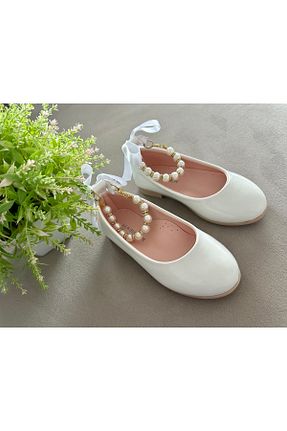 بابت سفید بچه گانه چرم لاکی babelia - کد 711081113