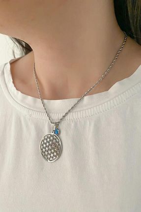 گردنبند استیل ( فولاد ) زنانه استیل (فولاد) DEMOKAN - کد 728761080