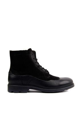 بوت / نیم بوت مشکی مردانه چرم خالص Sail Lakers - کد 2892484