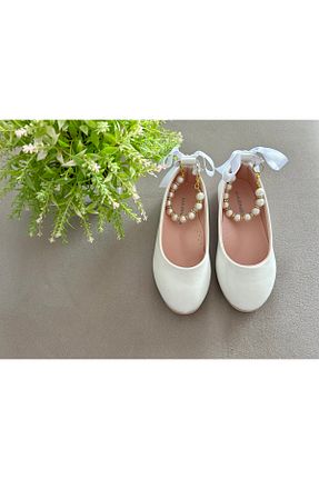 بابت سفید بچه گانه چرم لاکی babelia - کد 711081113