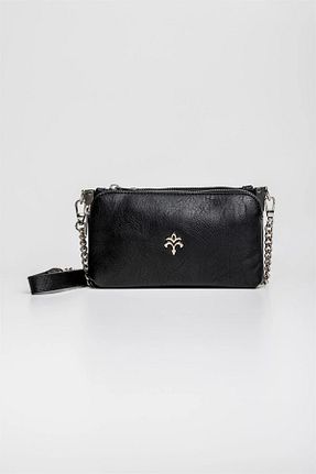 کیف پستچی مشکی زنانه چرم مصنوعی Jacquline - کد 728860616