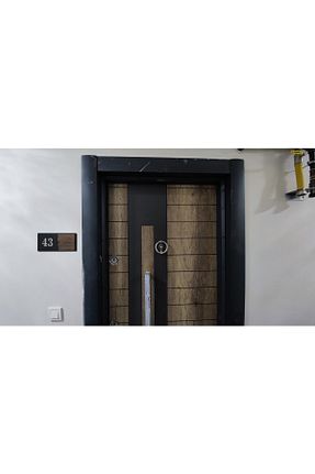تزئینات درب مشکی چوب Dekorobi - کد 727798334