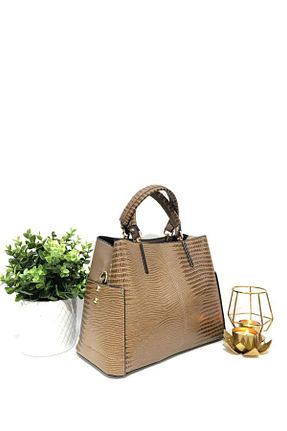 کیف دوشی قهوه ای زنانه چرم مصنوعی womenacs - کد 65174963