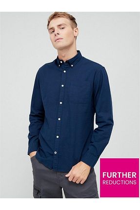 پیراهن سرمه ای مردانه رگولار Jack & Jones - کد 729306868