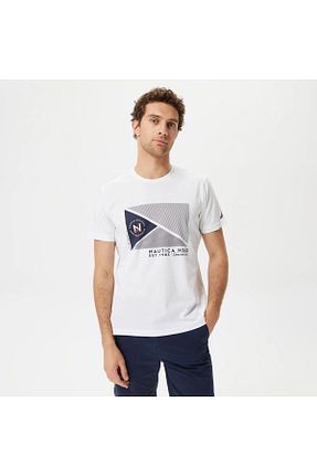 تیشرت سفید مردانه رگولار Nautica - کد 729803803