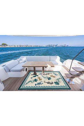 فرش رنگی قابل شستشو Rugs Modern Halı - کد 729353394