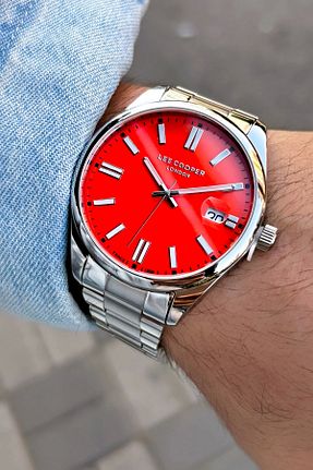 ساعت مچی نارنجی مردانه 46-50 میلی متر Lee Cooper - کد 730077790