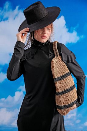 مایو حجاب مشکی زنانه ساده MAYOU - کد 729952760
