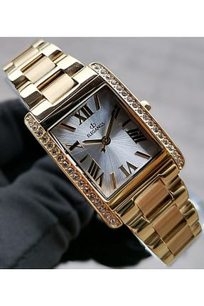 ساعت مچی طلائی زنانه 36-40 میلی متر ELEGANGS - کد 730725057