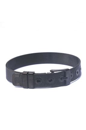دستبند استیل (فولاد) مشکی زنانه استیل (فولاد) VoNoCHoR - کد 731145224