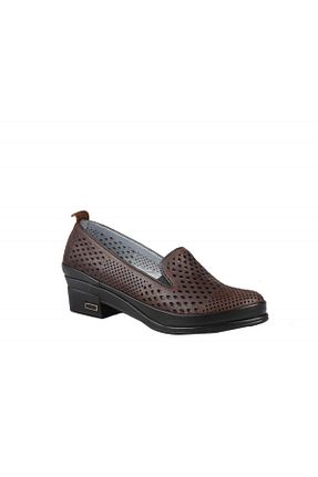 کفش کژوال قهوه ای زنانه چرم خالص Castle Black - کد 730772068