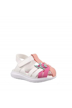 صندل سفید بچه گانه پاشنه تخت Şirin Bebe - کد 730846914