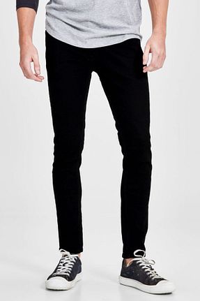 شلوار جین مشکی مردانه پاچه لوله تفنگی Jack & Jones - کد 6694768