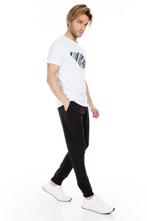 شلوار کرمگن مشکی مردانه اسلیم فیت TOMMY LIFE - کد 7079405