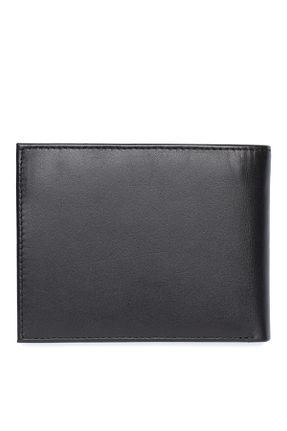 کیف پول مشکی مردانه چرم خالص Tommy Hilfiger - کد 31238437