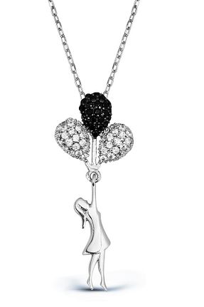 گردنبند نقره سفید زنانه 925 عیار Argentum Concept - کد 31177767
