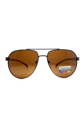 عینک آفتابی قهوه ای مردانه پلاریزه Max Polo Polarized - کد 31991927