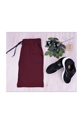 شلوارک و برمودا زرشکی مردانه Relaxed BSM - کد 34279434