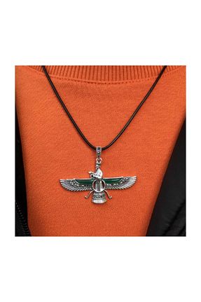 گردنبند نقره سبز زنانه 925 عیار Midyat Nurtaş Gümüş - کد 34924250