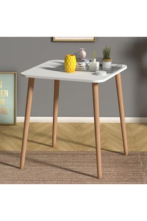 میز آشپزخانه سفید چوب Monte Sehpa - کد 35737738