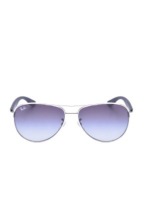 عینک آفتابی سفید مردانه 59 UV400 فلزی قطره ای کد 2688797