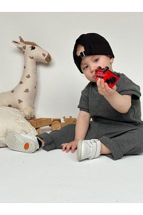 ست نوزادی طوسی بچه گانه پنبه ای MiaBaby - کد 677117471