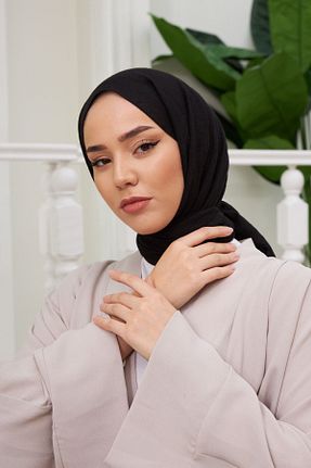 شال مشکی زنانه پلی استر Silk Home - کد 731033904