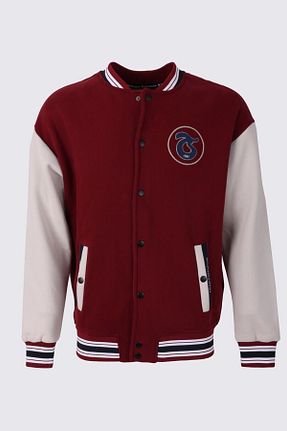 کاپشن زرشکی مردانه رگولار Trabzonspor - کد 731685705
