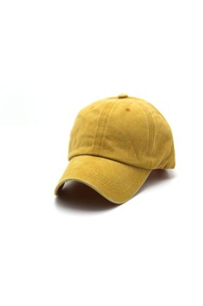 کلاه زرد زنانه پنبه (نخی) کد 39498241