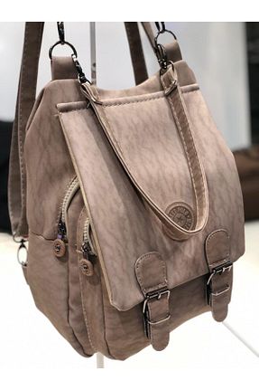 کوله پشتی قهوه ای زنانه سایز متوسط GLAMOURBAG - کد 84526390