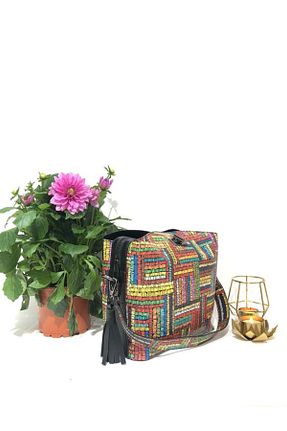 کیف دوشی مشکی زنانه چرم مصنوعی womenacs - کد 731859586