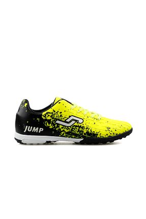 کفش فوتبال چمن مصنوعی زرد مردانه پلاستیک Jump - کد 732080275