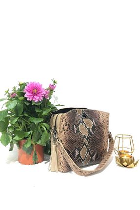 کیف دوشی قهوه ای زنانه چرم مصنوعی womenacs - کد 45597144