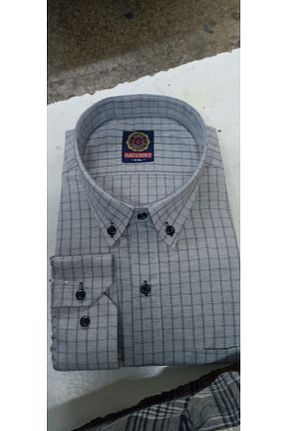 پیراهن طوسی مردانه رگولار Nacar - کد 732023862