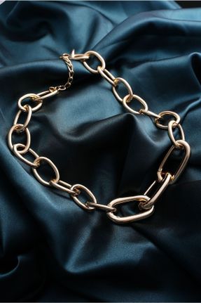 گردنبند جواهر طلائی زنانه روکش طلا کد 176383332