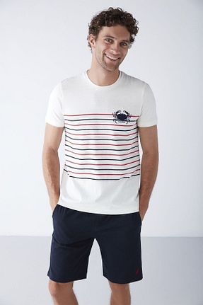 شلوارک و برمودا سفید مردانه رگولار Nautica - کد 681433478