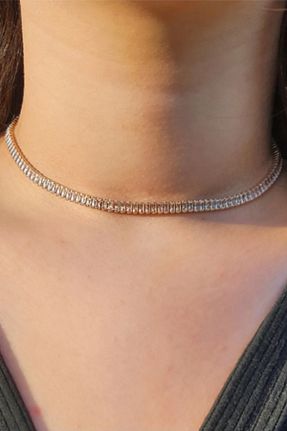 گردنبند استیل ( فولاد ) طلائی زنانه استیل ضد زنگ UBUH SHOP - کد 732176378