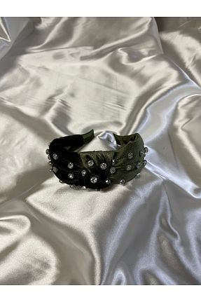 تاج خاکی زنانه سنک زیرکون MegssStore - کد 732377278