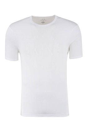 سوئیشرت سفید مردانه ساده Armani Exchange - کد 3745341