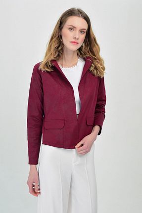 کت زرشکی زنانه اسلیم فیت Hanna