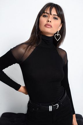 بلوز مشکی زنانه ساده Cool & Sexy - کد 31742523