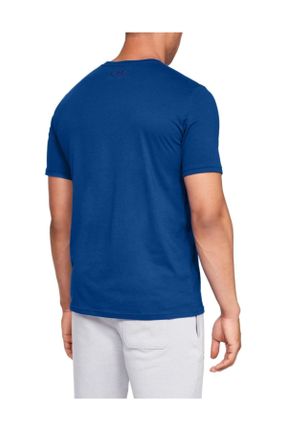 تی شرت آبی مردانه رگولار پارچه ای تکی کد 33111185