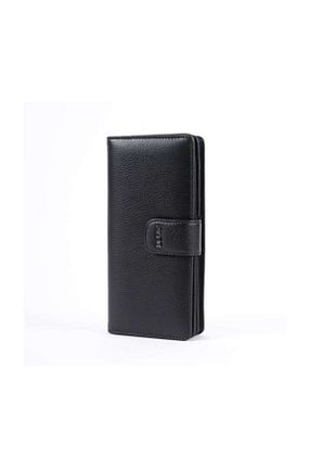 کیف پول مشکی زنانه چرم خالص ALPE - کد 34591515