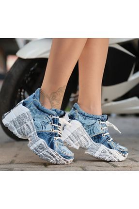 کفش کژوال آبی زنانه پارچه ای StarBlueMooN - کد 96419967