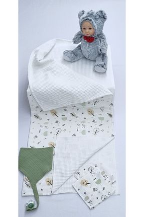 پتوی کودک و نوزاد سفید پنبه ای Yada Baby - کد 732160730