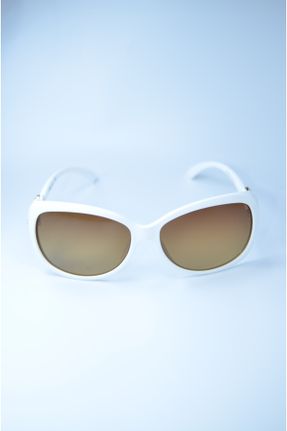 عینک آفتابی قهوه ای زنانه 60 UV400 سایه روشن مستطیل کد 732445466