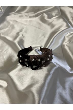 تاج قهوه ای زنانه سنک زیرکون MegssStore - کد 732378021